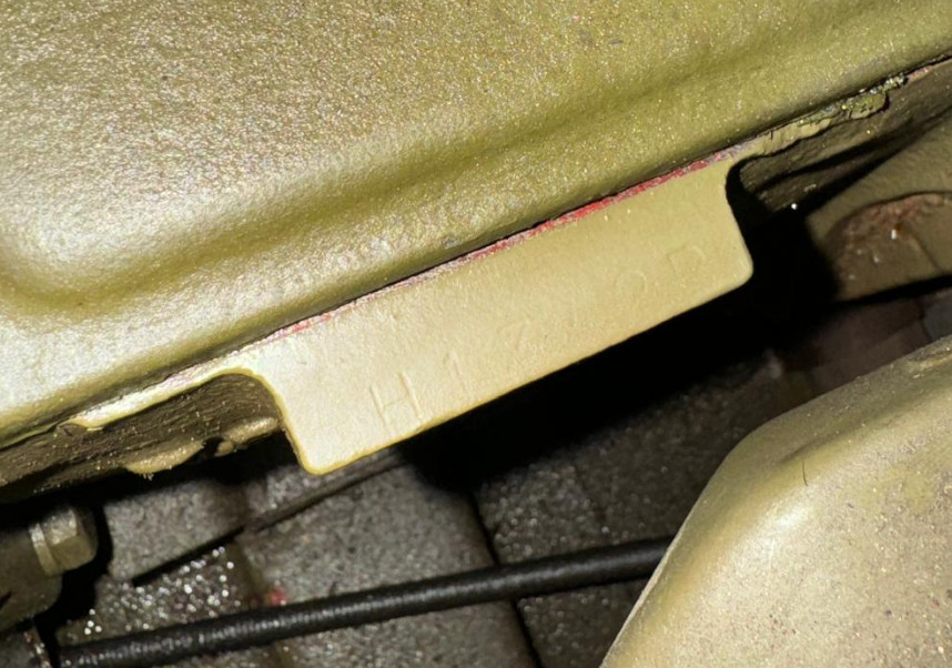 Oznake i datum na Willys MB menjaču