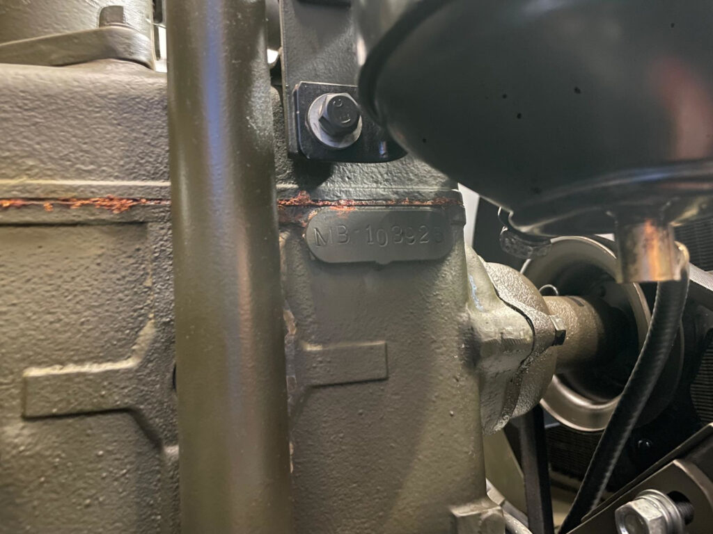 Kasniji Willys MB detalj