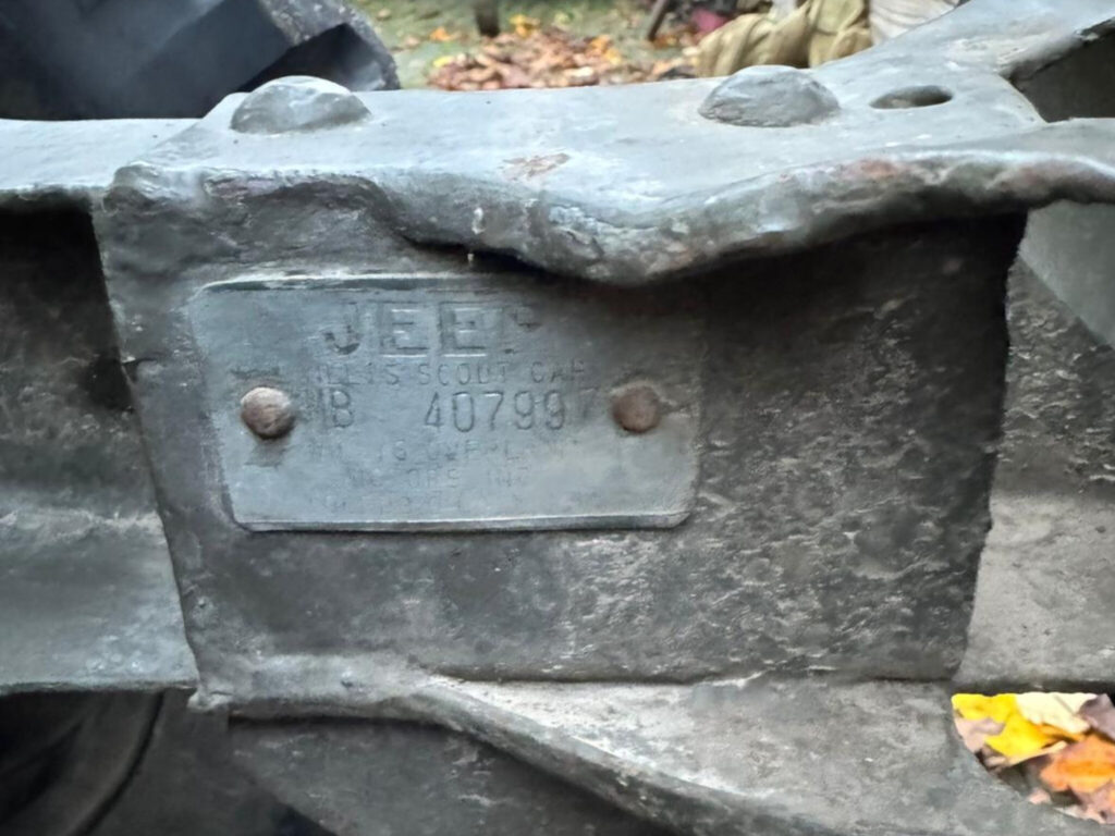 Willys MB pločica šasije